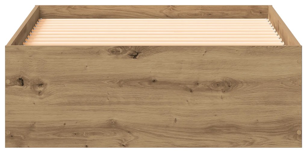 vidaXL Κρεβάτι Artisan Oak 90x190 εκ. Επεξεργασμένο Ξύλο