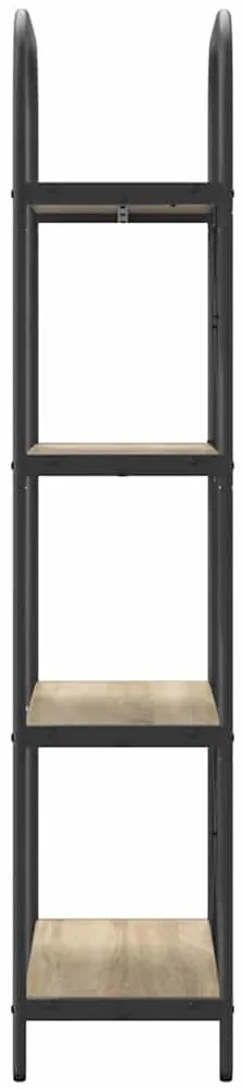 vidaXL Ράφι Βιβλίων Sonoma Δρυς 60 x 30 x 146 εκ Επεξεργασμένο ξύλο