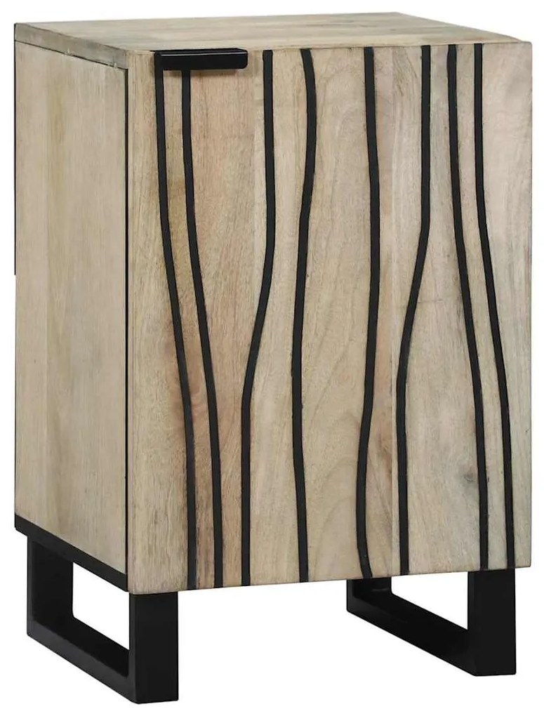 vidaXL Ντουλάπα Νιπτήρα Mπάνιου με ράφι Λευκό 38 x 33,5 x 58 εκ.