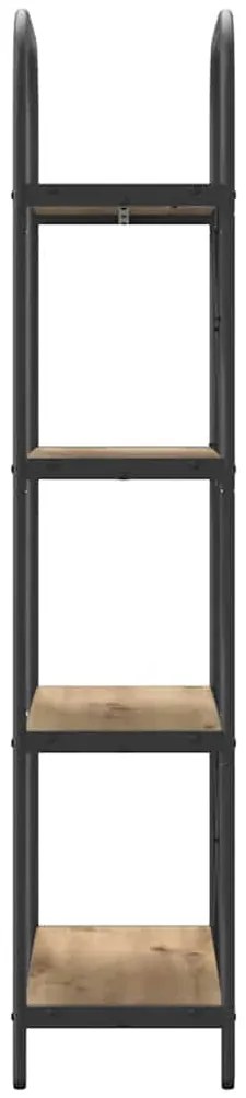 vidaXL Ράφι Βιβλίων artisan δρυς 60 x 30 x 146 εκ Επεξεργασμένο ξύλο