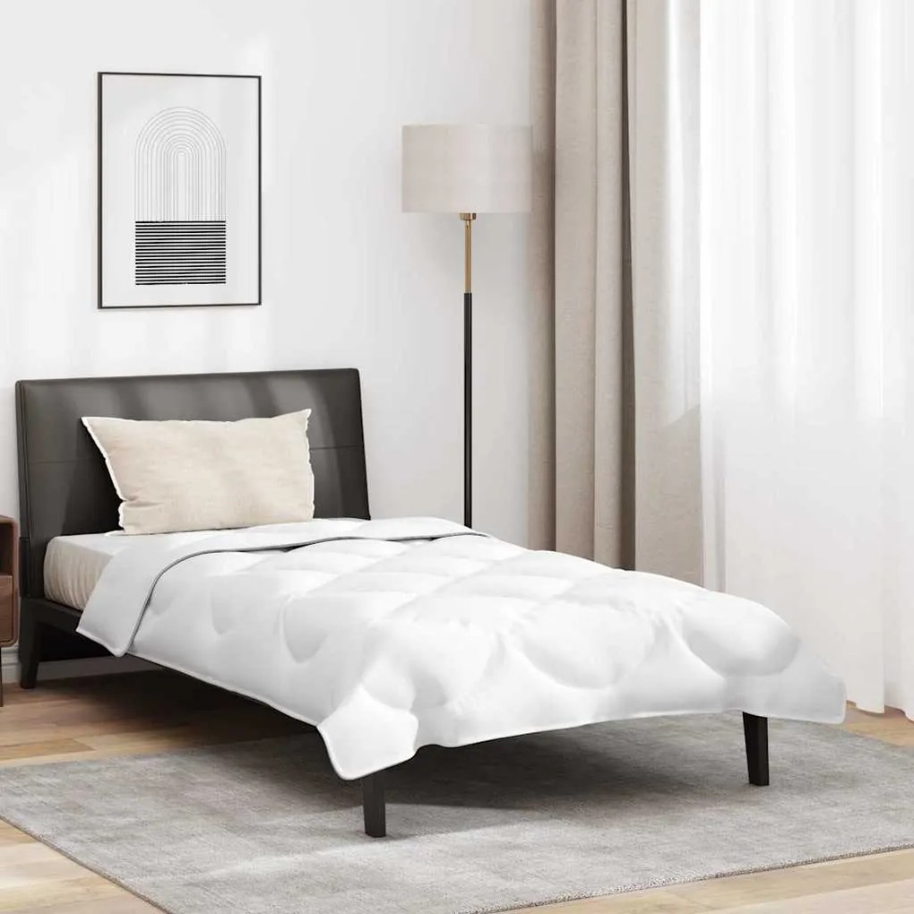 vidaXL Κουβέρτα 2 σε 1 με μαξιλάρι 2 pcs Λευκό 155 x 220 cm Μικροΐνες