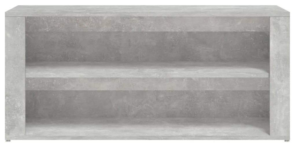 vidaXL Παπουτσοθήκη Γκρι Σκυροδέματος 100x35x45 εκ. Επεξεργασμένο Ξύλο