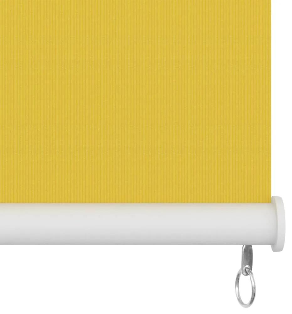 vidaXL Στόρι Σκίασης Ρόλερ Εξωτερικού Χώρου Κίτρινο 140 x 230 εκ.