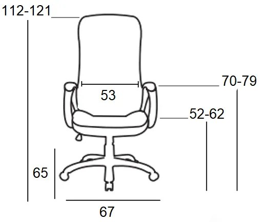 A9938 ΜΑΥΡΟ PVC ΠΟΛΥΘΡΟΝΑ ΓΡΑΦΕΙΟΥ