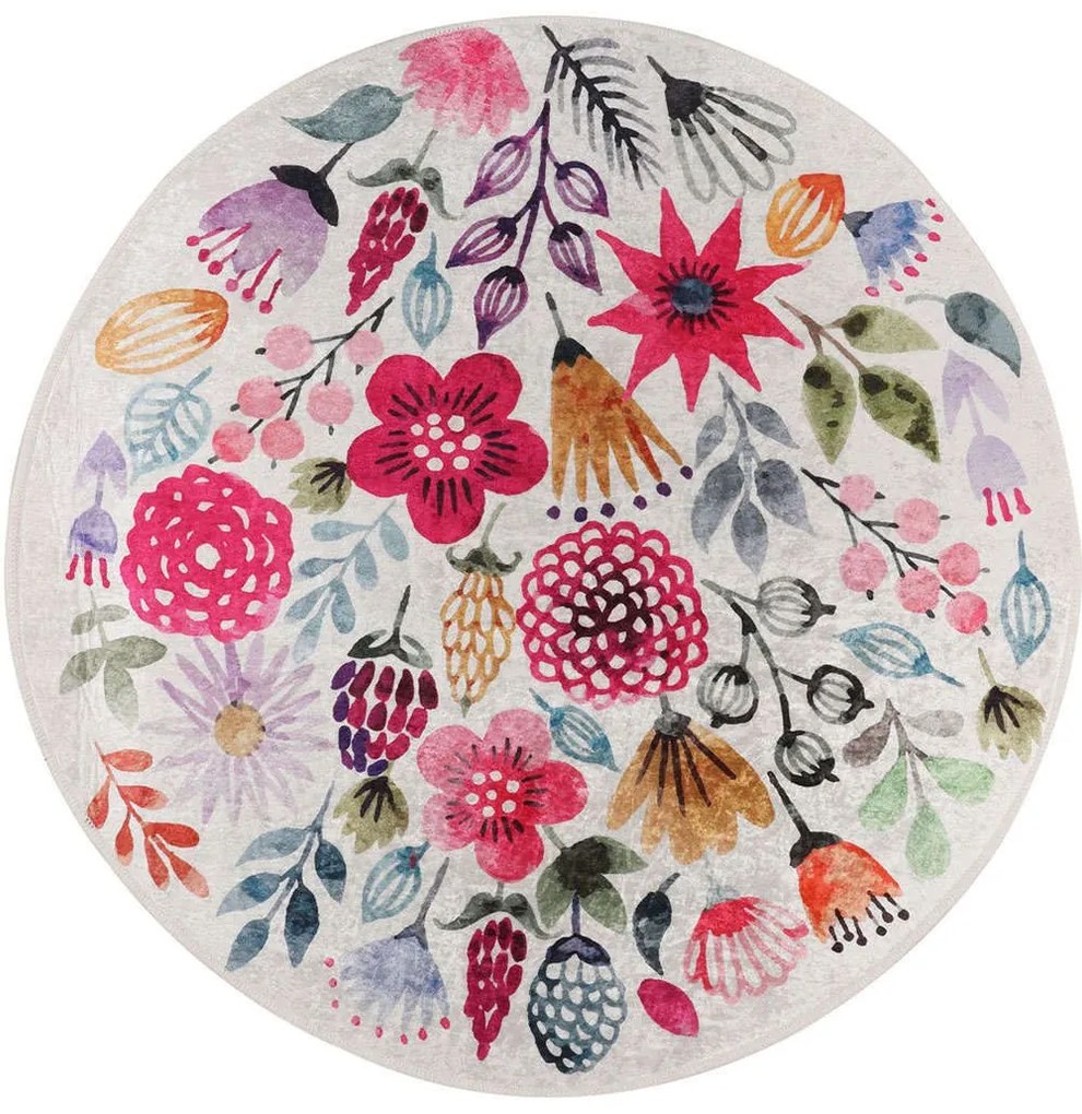 Χαλί Drenaj Djt 286CHL6448 Multi Conceptum Hypnose 200X200cm Round
