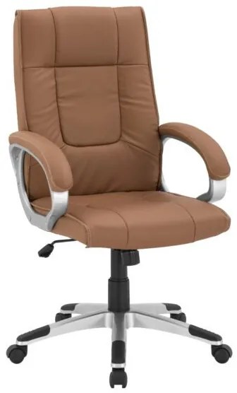 ΚΑΡΕΚΛΑ ΓΡΑΦΕΙΟΥ CHANDER HM1092.09 ΣΕ CAMEL ΑΠΟΧΡΩΣΗ 63x66x116 εκ.