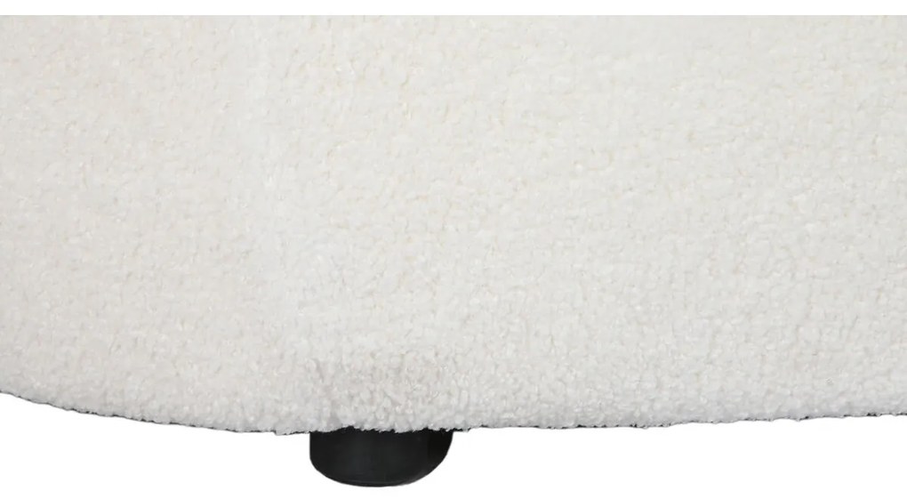 Σκαμπό DKD Home Decor Λευκό Μαύρο 130 x 62 x 43 cm