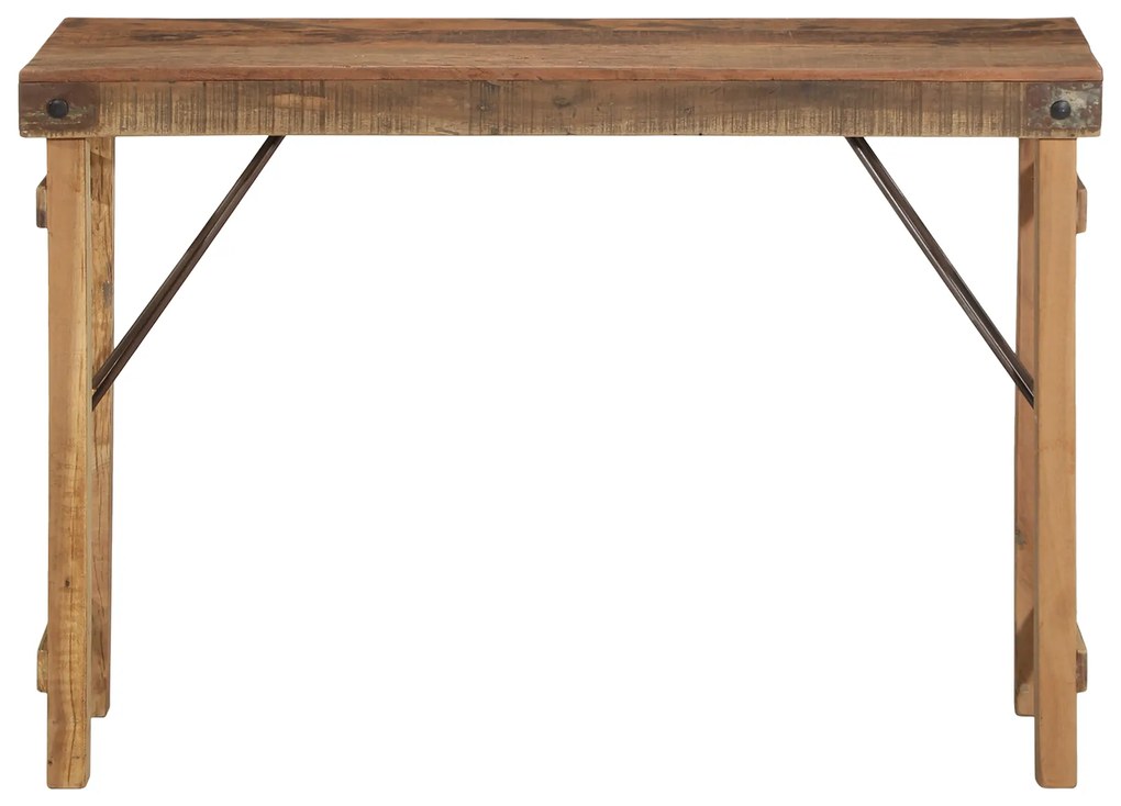 vidaXL Κονσόλα 110x35x76 εκ Μασίφ Ξύλο Ανακυκλωμένο