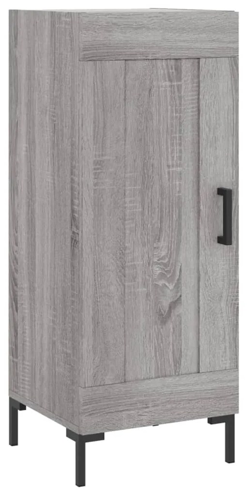 vidaXL Ντουλάπι Γκρι Sonoma 34,5x34x90 εκ. από Επεξεργασμένο Ξύλο