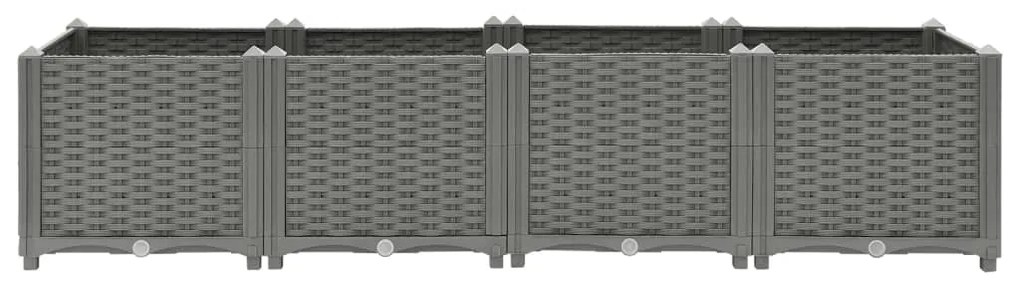 vidaXL Ζαρντινιέρα 160 x 40 x 38 εκ. από Πολυπροπυλένιο