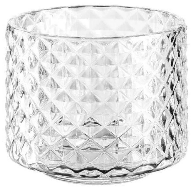 Κηροπήγιο Ρεσώ Poesia 076431L 10cm Clear Leonardo Γυαλί