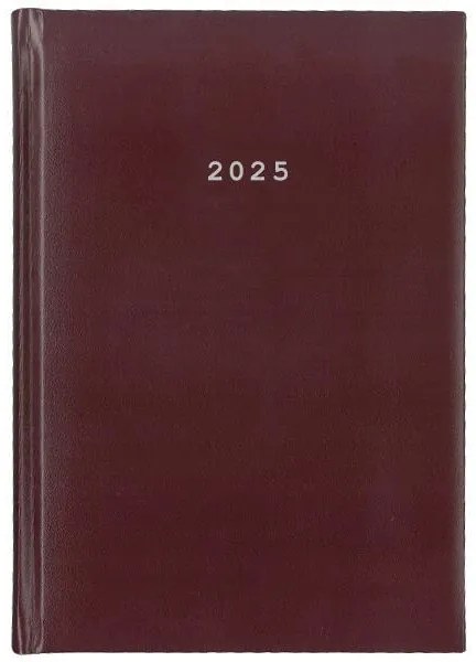 Next ημερολόγιο 2025 basic ημερήσιο δετό μπορντώ 14x21εκ.  τμχ.