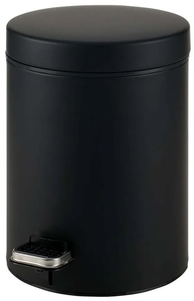 Κάδος Απορριμμάτων 8Lt 08-500-403 23x32cm Classic Black Mat Pam&amp;Co Stainless Steel