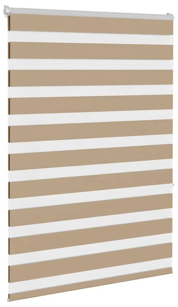 Ζέβρα τυφλή 105x150 cm Πλάτος υφάσματος 100,9 εκ. Πολυεστέρας - Καφέ