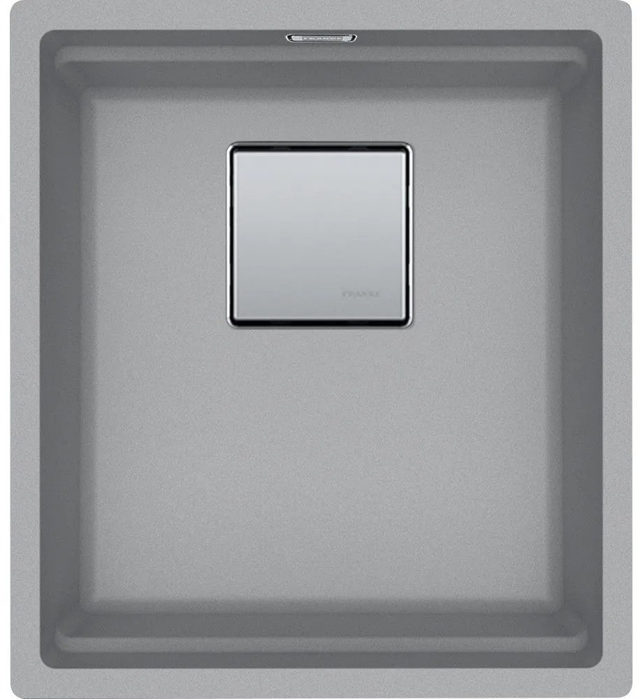 Franke Kubus 2 KNG 110-37 Stone Grey Υποκαθήμενος Γρανιτένιος Νεροχύτης 45cm