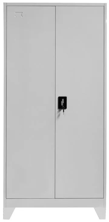 Ντουλάπα Urgen Μεταλλική Ανοιχτό γκρί 90x40x190 εκ. 90x40x190 εκ.