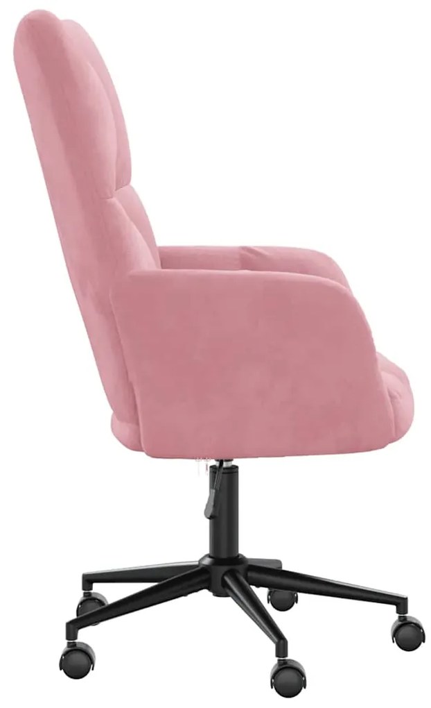 vidaXL Πολυθρόνα Relax Ροζ Βελούδινη