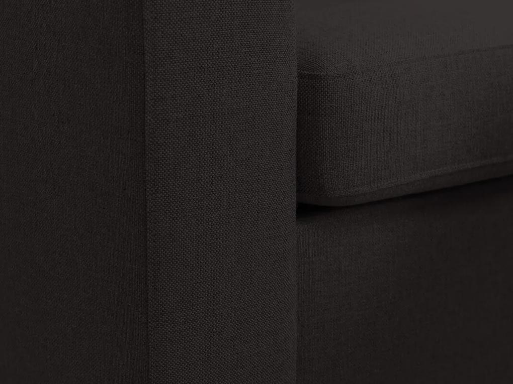 Γωνιακός Καναπές Scandinavian Choice C156, Μαύρο, Ανθρακί, 284x223x80cm, Πόδια: Πλαστική ύλη | Epipla1.gr