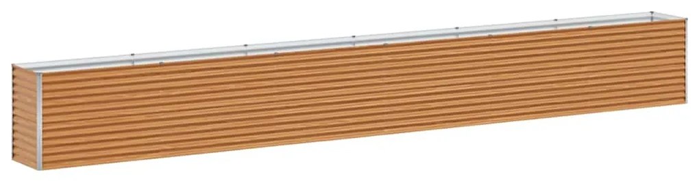 vidaXL Υπερυψωμένη Ζαρντινιέρα 582 x 50 x 68 εκ. Επικαλυμμένος Χάλυβας