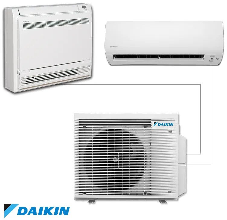 Εξωτερική μονάδα του συστήματος Daikin 2MXM68A9 multi-split, 23000 BTU, 53 m2, A+++, R-32, Μέχρι 2 εσωτερικές μονάδες, Λευκό
