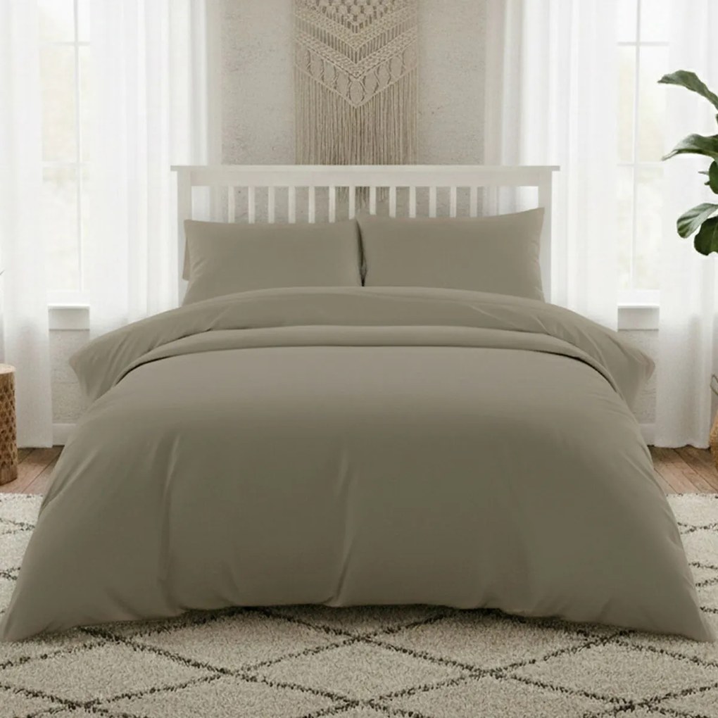 Ζεύγος Μαξιλαροθήκες (53x72) Melinen Lavish Satin Χακί