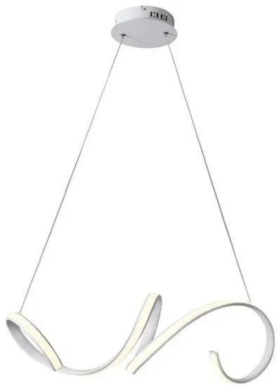 Κρεμαστό Φωτιστικό Οροφής LED 40W 3000K 2400LM 64X22 CLEO ACA-HM91LEDP64WH-Λευκό HM91LEDP64WH