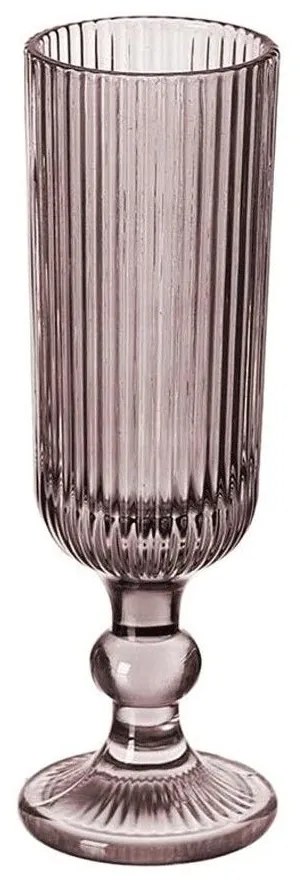 Ποτήρι Σαμπάνιας 029.84918 160ml 6x18,4cm Pink Glass