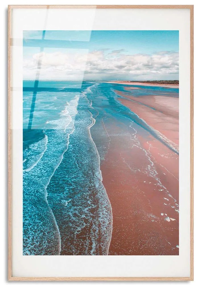 Κάδρο 123BZM2552 30x45cm Multi Wallity Κάθετοι Glass