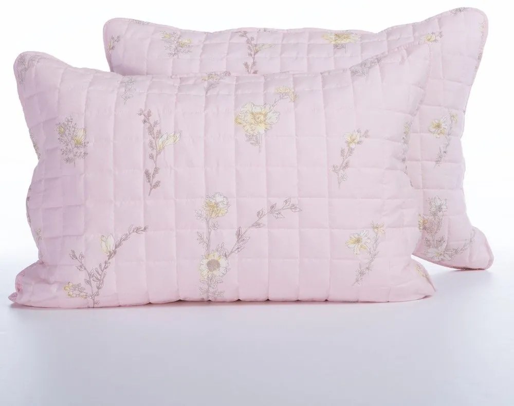 Μαξιλαροθήκες Irida (Σετ 2τμχ) Pink Nef-Nef Homeware 52 X 72 Microfiber-Polyester