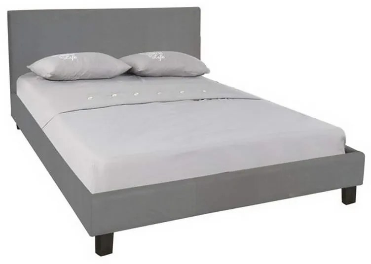 Κρεβάτι Διπλό Wilton Ε8054,F2 169x213x89/160x200cm Grey Διπλό Metal,Fabric,Wood