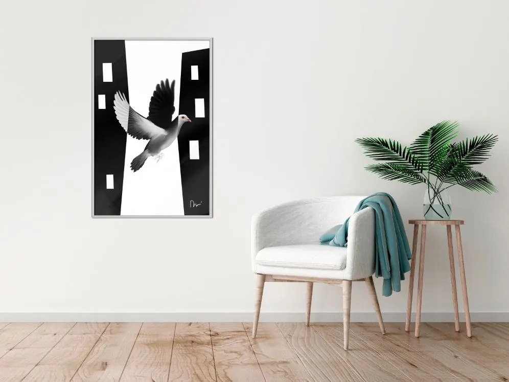 Αφίσα - Caught in Flight - 20x30 - Χρυσό - Με πασπαρτού