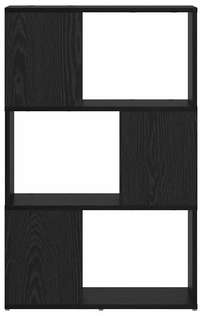 vidaXL Κέντρο ψυχαγωγίας Μαύρο 60 x 24 x 94 cm Επεξεργασμένο ξύλο
