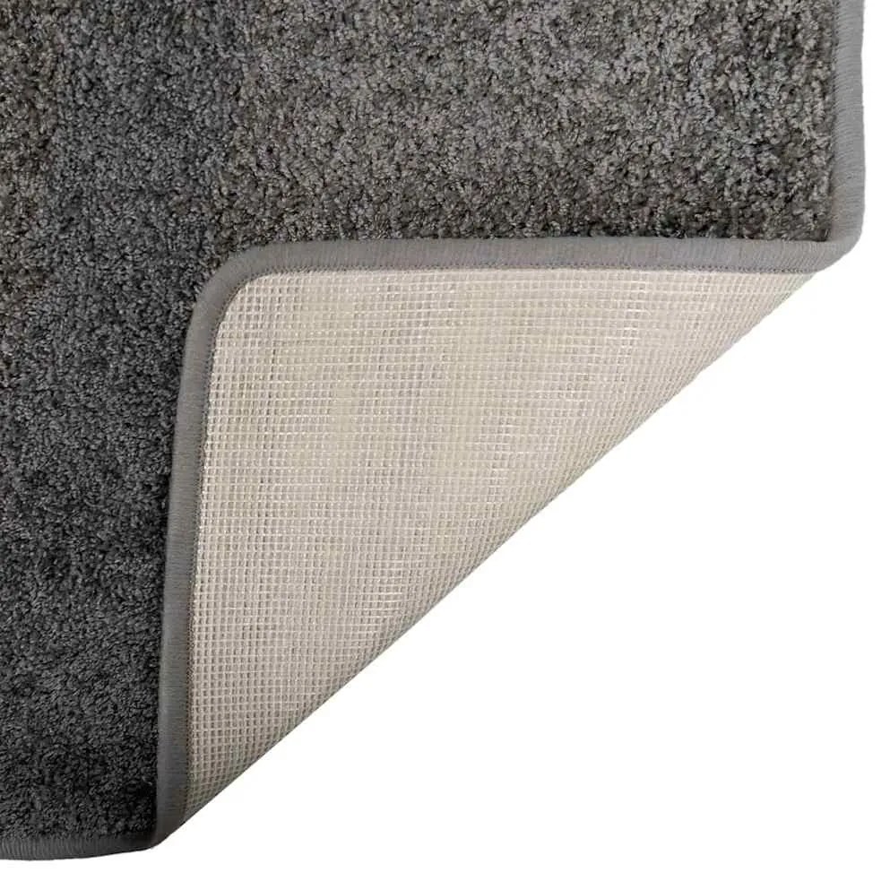 vidaXL Δερμάτινο Χαλί Γκρι 100 x 300 cm 100% Πολυπροπυλένιο Τούφτα