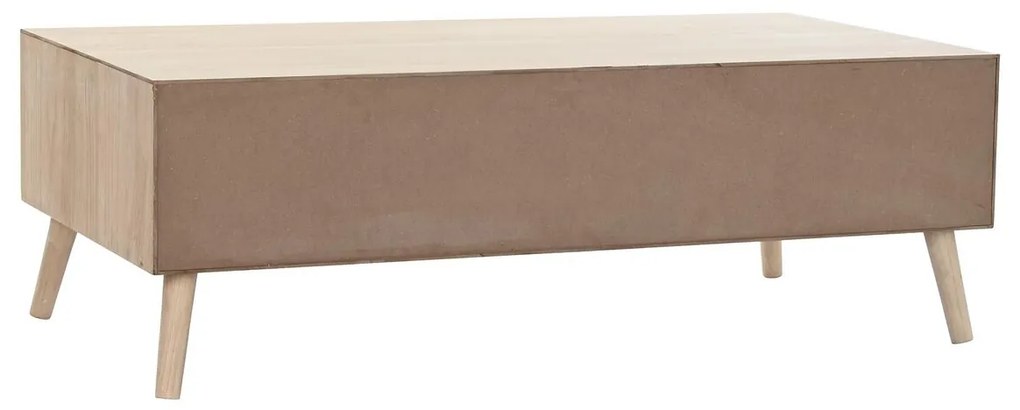 Τραπεζάκι Καφέ DKD Home Decor Καφέ Ξύλο Έλατο Πλαστική ύλη Ξύλο MDF 120 x 60 x 42,5 cm