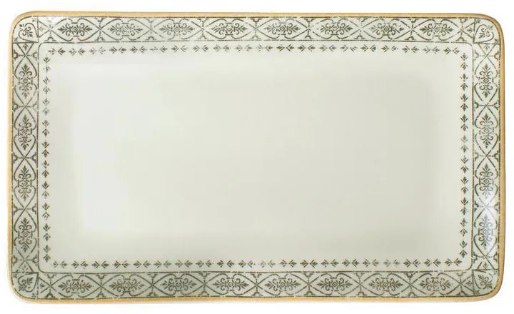 Πιατέλα Σερβιρίσματος Ορθογώνια (27x16) Oriana Ferelli Vintage Beige 22268-64
