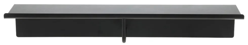 Ράφι Τοίχου Με Κρεμάστρα Ρούχων A-Coat Rack 80x21,5x14,8cm Black Zone Denmark