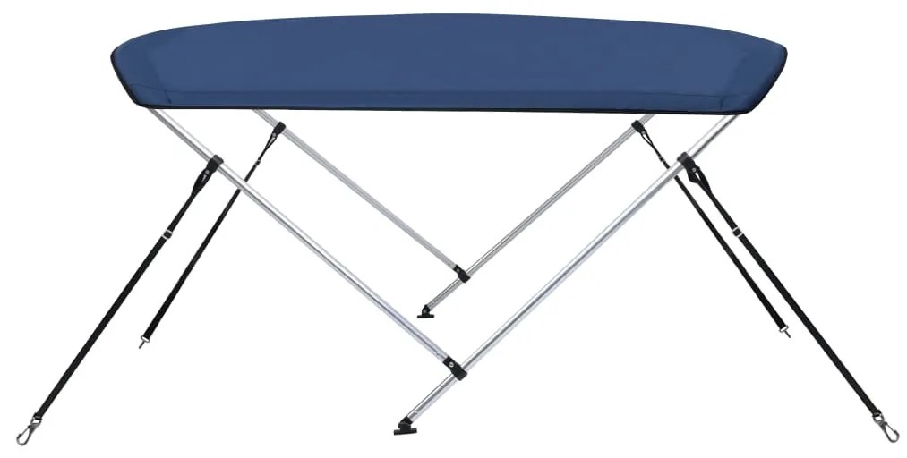 vidaXL Τέντα Σκάφους με 2 Αψίδες Μπλε 150x120x110 εκ.