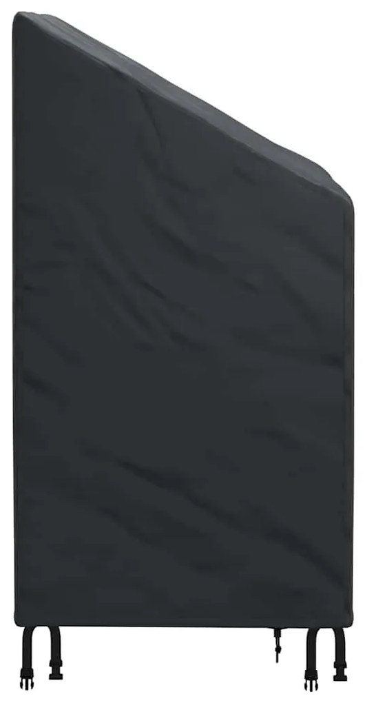 vidaXL Κάλυμμα Κήπου για Καρέκλα Μαύρο 70 x 70 x 85 / 125 cm Ύφασμα 210D