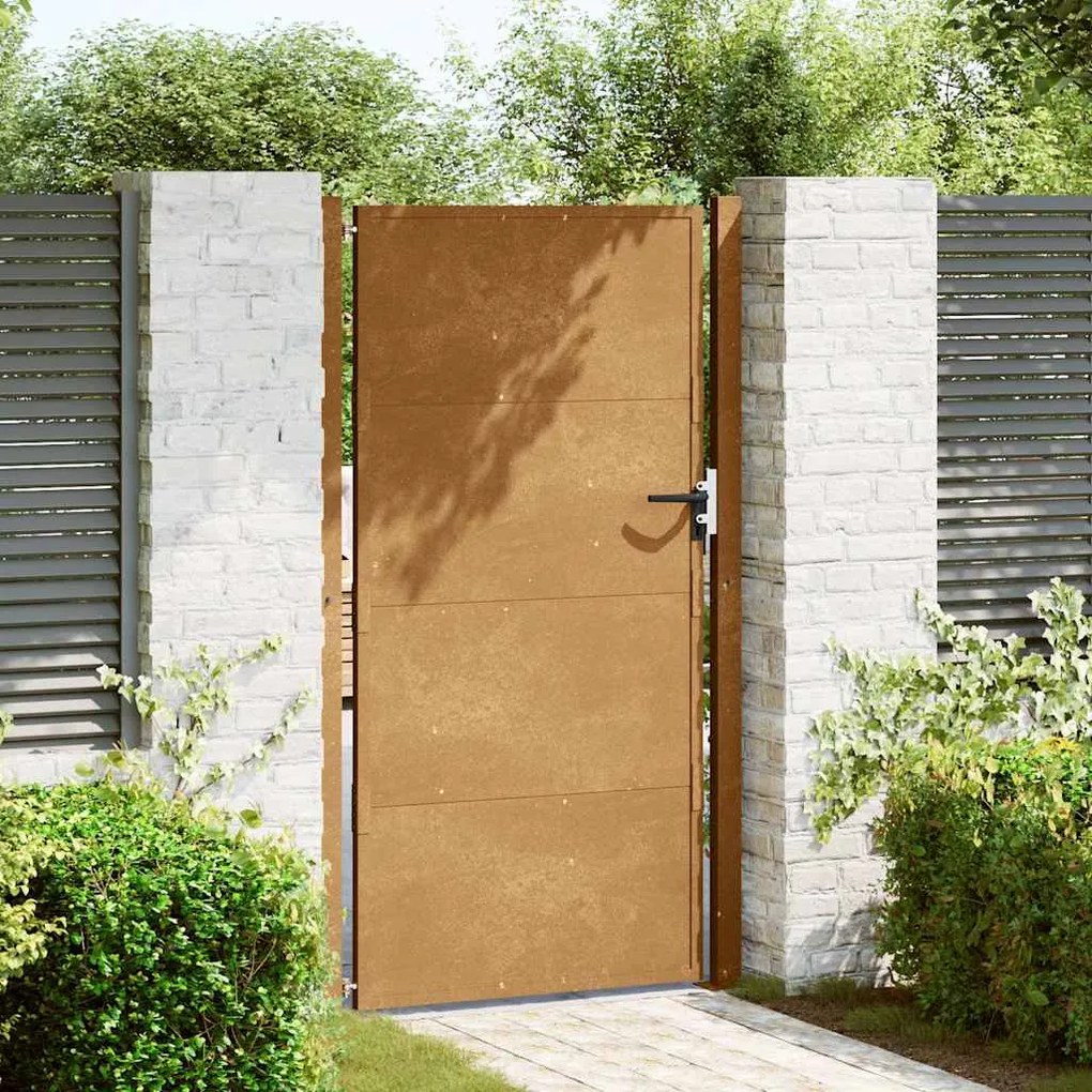vidaXL Πύλη Κήπου 105 x 180 εκ. από Ατσάλι Corten