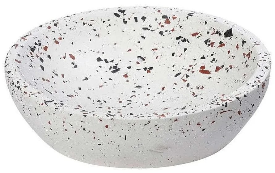 Διακοσμητικό Μπωλ TZL121 Φ25x7cm White Espiel Cement