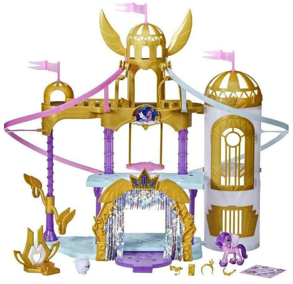 Παιχνίδι Με Μινιατούρες Μικρό Μου Πόνυ Princess Petals &amp; Cloudpuff F2156 5 Ετών+ Multicolor Hasbro