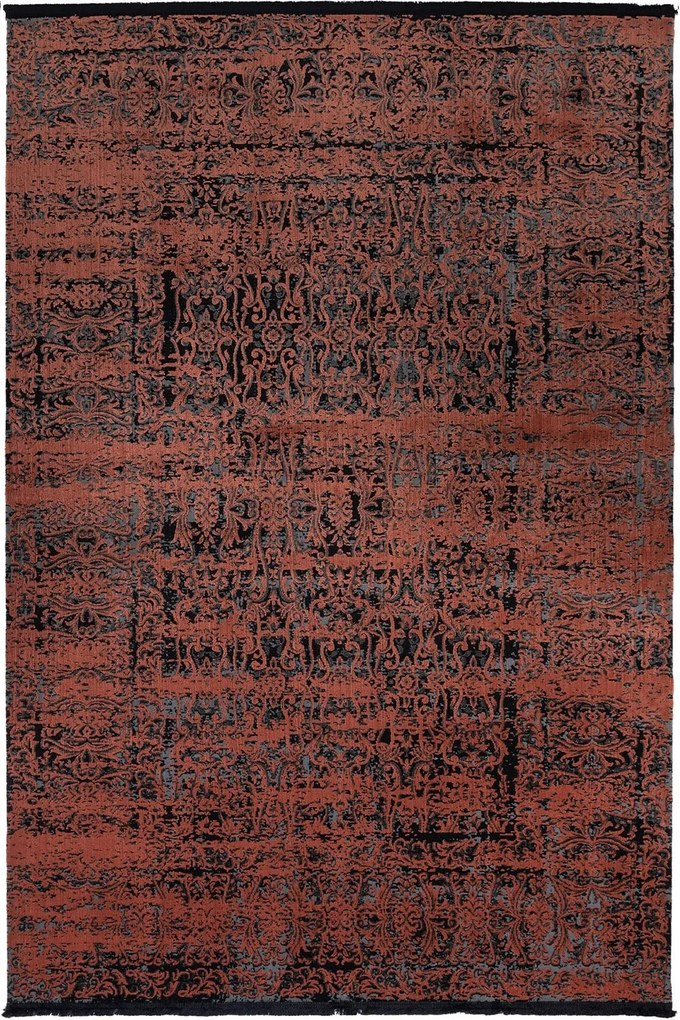 Χαλί Naf Naf Negro 12870 O01 Terra-Black Βιοκαρπέτ 160X230cm