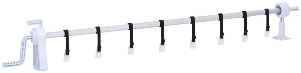 vidaXL Roller Καλύμματος Πισίνας με Πλαστική Βάση
