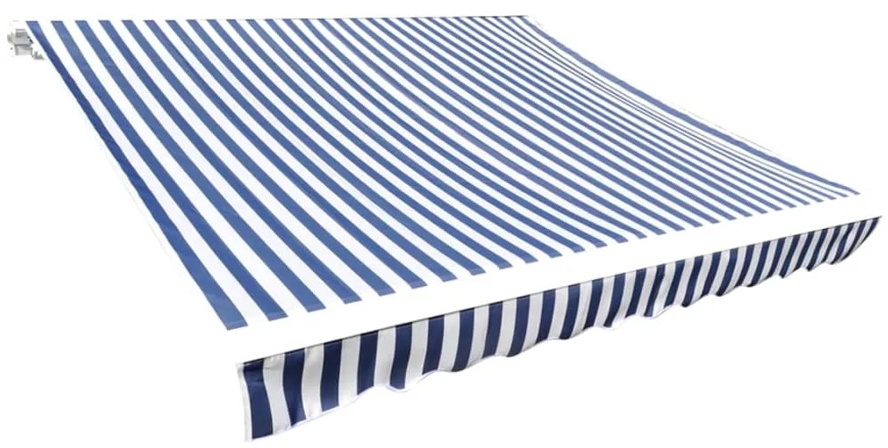 Τεντόπανο Μπλε & Λευκό 4 x 3 μ. Καραβόπανο (Χωρίς Πλαίσιο)