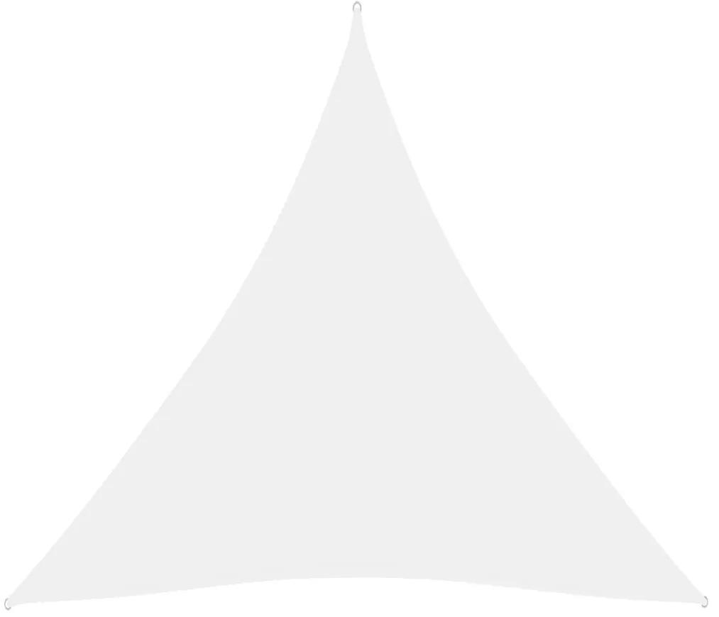 Πανί Σκίασης Τρίγωνο Λευκό 3,6 x 3,6 x 3,6 μ. Ύφασμα Oxford - Λευκό