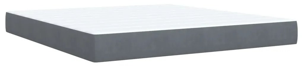 ΚΡΕΒΑΤΙ BOXSPRING ΜΕ ΣΤΡΩΜΑ ΣΚΟΥΡΟ ΓΚΡΙ 180X200 ΕΚ. ΒΕΛΟΥΔΙΝΟ 3288673