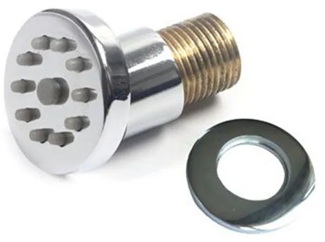 Μίνι Jet Ντους Στρογγυλό CFN11R Chrome Praxis Brass