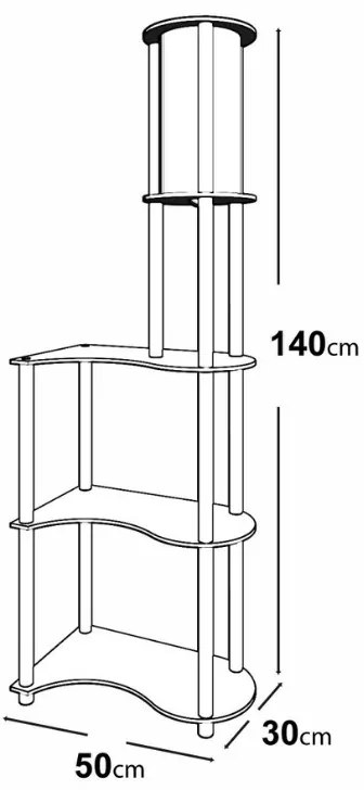 ΦΩΤΙΣΤΙΚΟ ΔΑΠΕΔΟΥ NOVA I MEGAPAP MDF - PVC ΥΦΑΣΜΑ ΧΡΩΜΑ ΚΑΡΥΔΙ - ΜΑΥΡΟ 50X30X140ΕΚ.