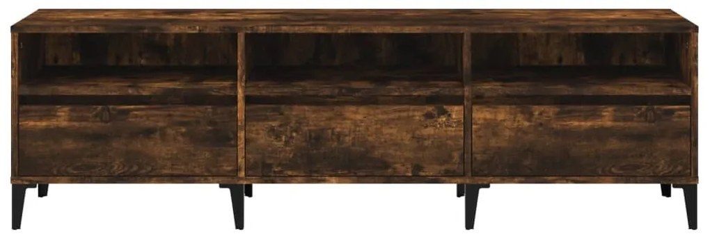 vidaXL Έπιπλο Τηλεόρασης Καπνιστή Δρυς 150x30x44,5 εκ. Επεξ. Ξύλο