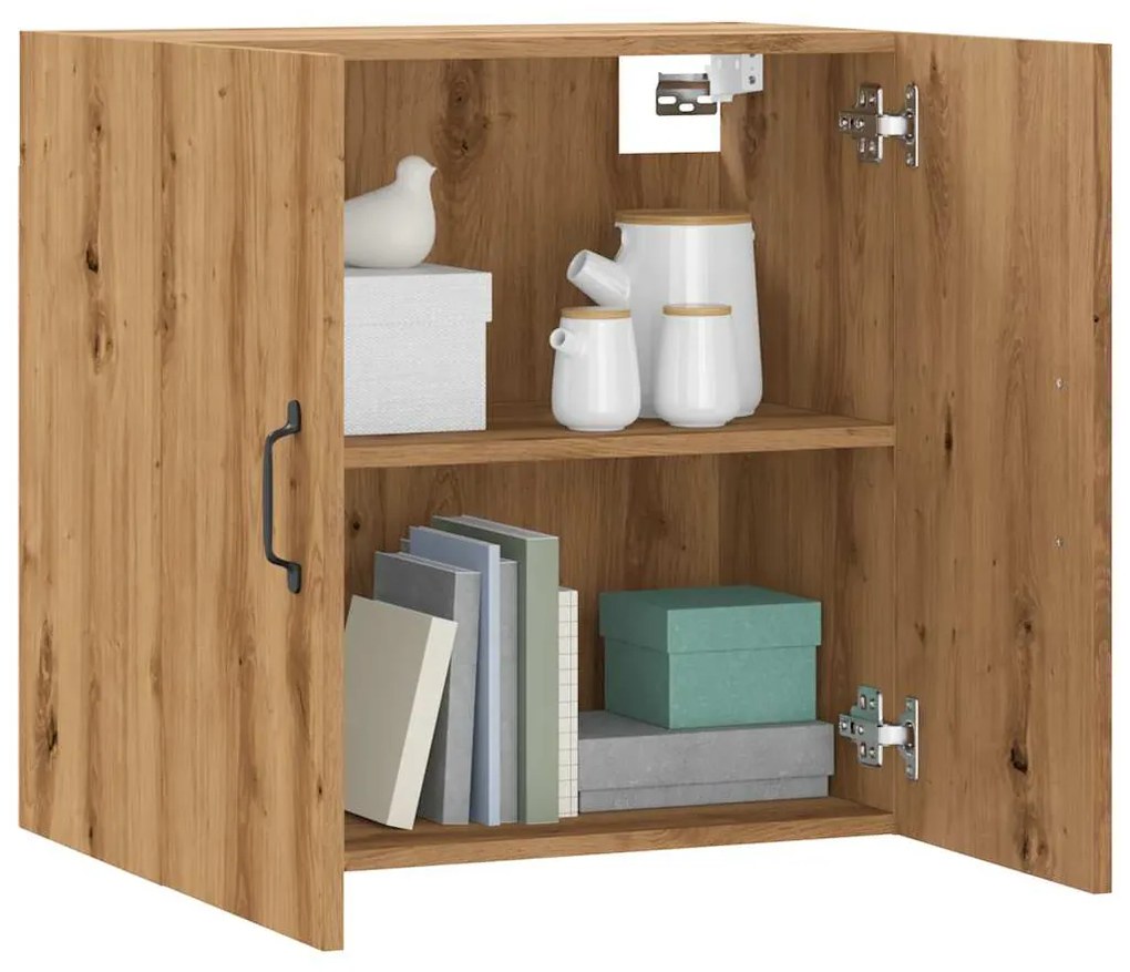 Ντουλάπι Τοίχου Αρτισιανή Δρυς 60x31x60 εκ. Επεξεργασμένο Ξύλο